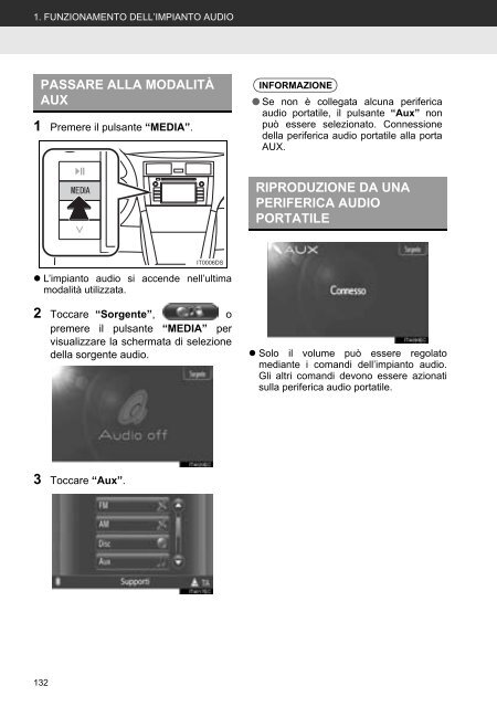 Toyota Toyota Touch &amp;amp; Go - PZ490-00331-*0 - Toyota Touch &amp; Go - Toyota Touch &amp; Go Plus - Italian - mode d'emploi