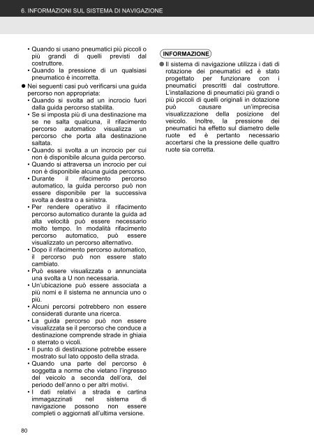 Toyota Toyota Touch &amp;amp; Go - PZ490-00331-*0 - Toyota Touch &amp; Go - Toyota Touch &amp; Go Plus - Italian - mode d'emploi