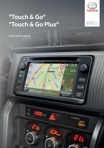 Toyota Toyota Touch &amp; Go - PZ490-00331-*0 - Toyota Touch & Go - Touch Touch & Go Plus - Swedish - mode d'emploi