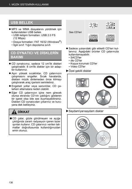 Toyota Toyota Touch &amp;amp; Go - PZ490-00331-*0 - Toyota Touch &amp; Go - Toyota Touch &amp; Go Plus - Turkish - mode d'emploi