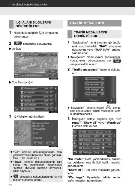 Toyota Toyota Touch &amp;amp; Go - PZ490-00331-*0 - Toyota Touch &amp; Go - Toyota Touch &amp; Go Plus - Turkish - mode d'emploi