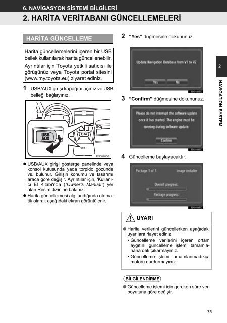 Toyota Toyota Touch &amp;amp; Go - PZ490-00331-*0 - Toyota Touch &amp; Go - Toyota Touch &amp; Go Plus - Turkish - mode d'emploi