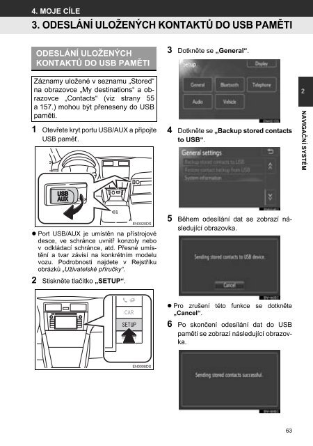 Toyota Toyota Touch &amp;amp; Go - PZ490-00331-*0 - Toyota Touch &amp; Go - Toyota Touch &amp; Go Plus - Czech - mode d'emploi