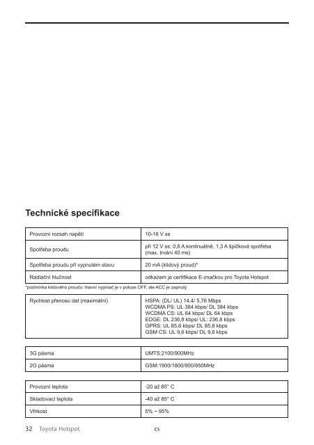 Toyota Toyota Hotspot - PZ19X-X0270-EE - Toyota Hotspot - mode d'emploi