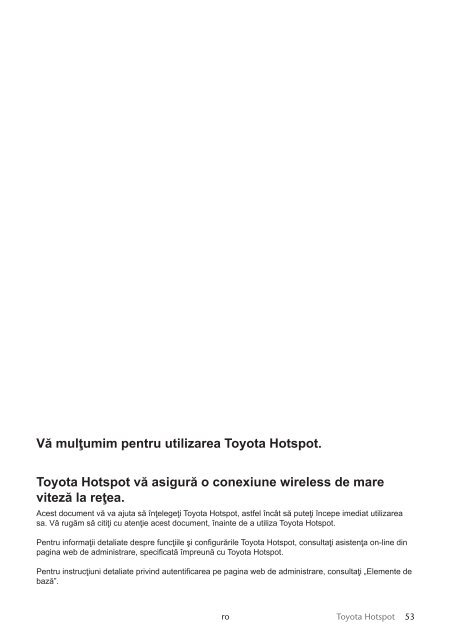 Toyota Toyota Hotspot - PZ19X-X0270-EE - Toyota Hotspot - mode d'emploi