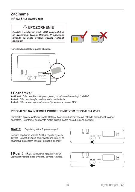 Toyota Toyota Hotspot - PZ19X-X0270-EE - Toyota Hotspot - mode d'emploi