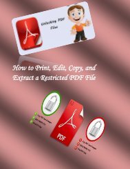 How to Print, Edit, Copy, and Extract a Restricted PDF File