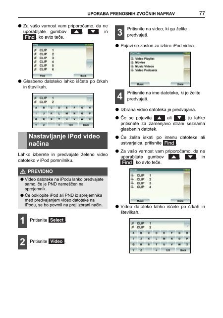 Toyota TNS410 - PZ420-E0333-SL - TNS410 - mode d'emploi