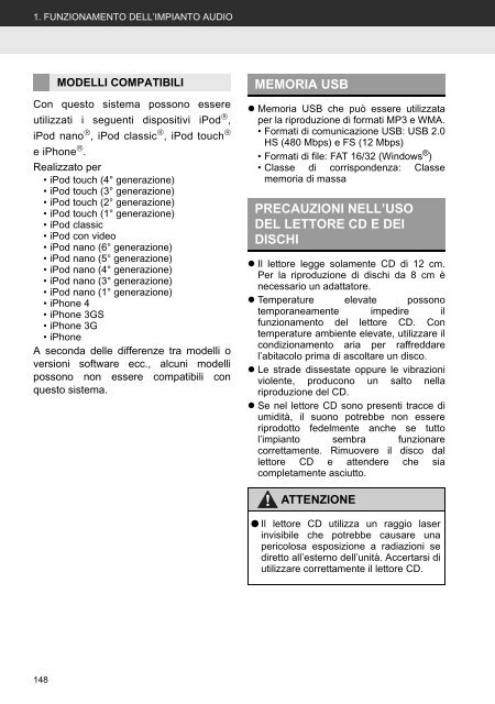 Toyota Toyota Touch &amp;amp; Go - PZ490-00331-*0 - Toyota Touch &amp; Go - Toyota Touch &amp; Go Plus - Italian - mode d'emploi