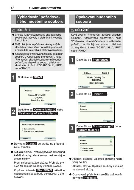 Toyota TNS410 - PZ420-E0333-CS - TNS410 - mode d'emploi