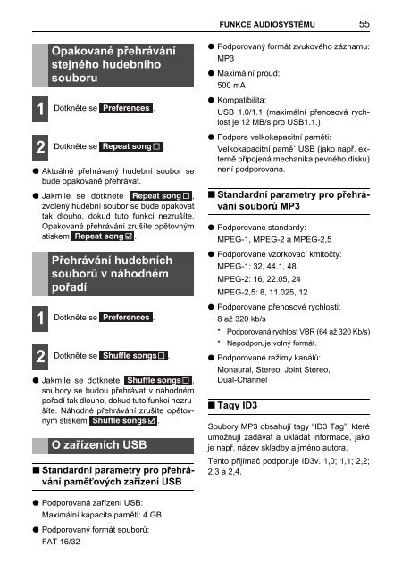 Toyota TNS410 - PZ420-E0333-CS - TNS410 - mode d'emploi