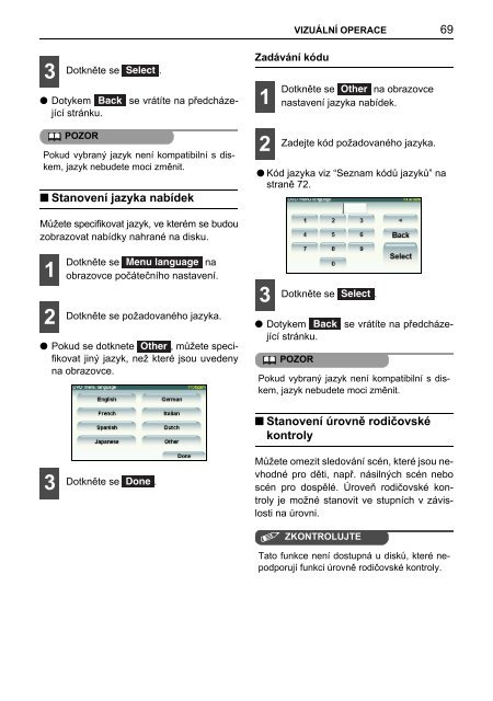 Toyota TNS410 - PZ420-E0333-CS - TNS410 - mode d'emploi