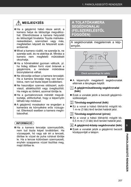 Toyota Toyota Touch &amp;amp; Go - PZ490-00331-*0 - Toyota Touch &amp; Go - Touch &amp; Go Plus - Hungarian - mode d'emploi