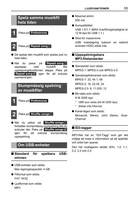 Toyota TNS410 - PZ420-E0333-SV - TNS410 - mode d'emploi