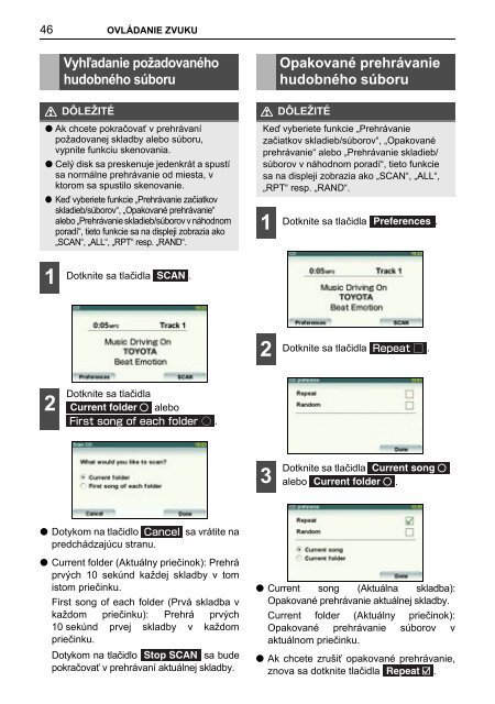 Toyota TNS410 - PZ420-E0333-SK - TNS410 - mode d'emploi