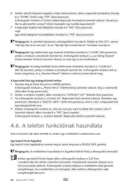 Toyota Bluetooth SWC English Czech Hungarian Polish Russian - PZ420-00296-EE - Bluetooth SWC English Czech Hungarian Polish Russian - mode d'emploi