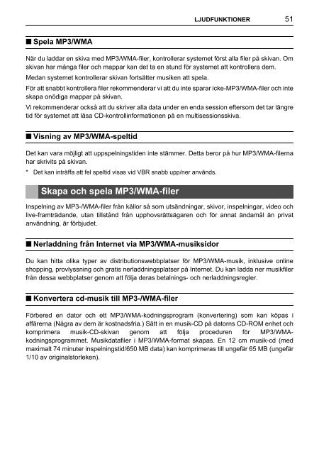 Toyota TNS410 - PZ420-E0333-SV - TNS410 - mode d'emploi