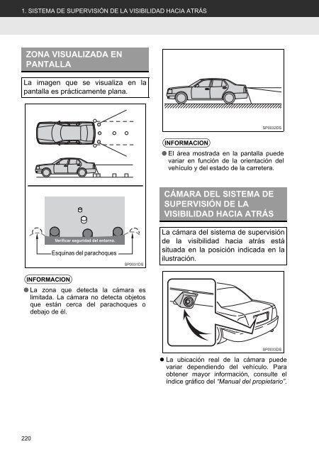 Toyota Toyota Touch &amp;amp; Go - PZ490-00331-*0 - Toyota Touch &amp; Go - Toyota Touch &amp; Go Plus - Spanish - mode d'emploi