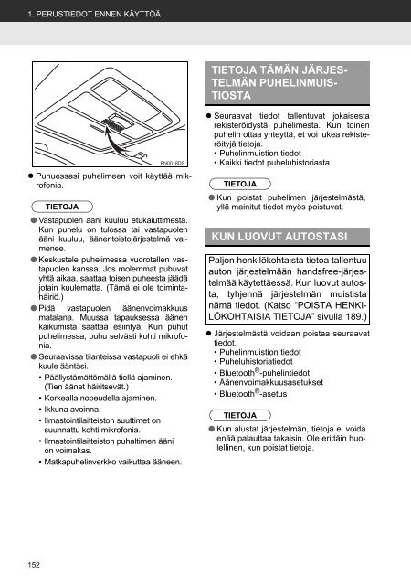 Toyota Toyota Touch &amp;amp; Go - PZ490-00331-*0 - Toyota Touch &amp; Go - Toyota Touch &amp; Go Plus - Finnish - mode d'emploi