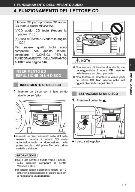 Toyota Toyota Touch &amp;amp; Go - PZ490-00331-*0 - Toyota Touch &amp; Go - Toyota Touch &amp; Go Plus - Italian - mode d'emploi