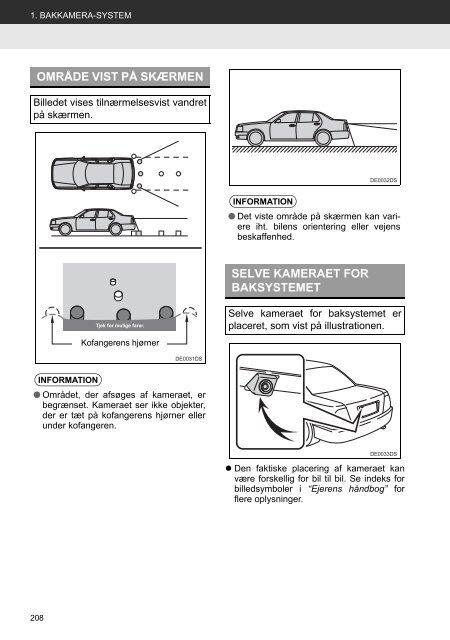 Toyota Toyota Touch &amp;amp; Go - PZ490-00331-*0 - Toyota Touch &amp; Go - Toyota Touch &amp; Go Plus - Danish - mode d'emploi