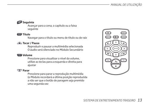 Toyota Rear Entertainment System - PZ462-00207-00 - Rear Entertainment System - Portuguese - mode d'emploi