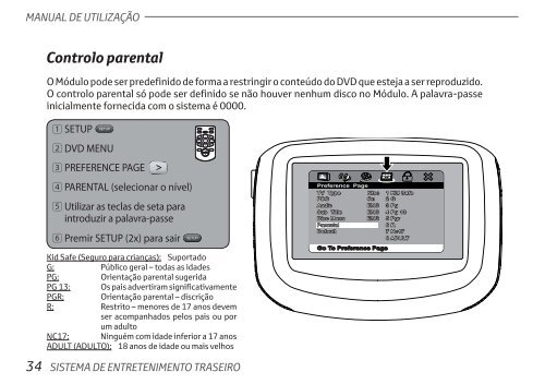 Toyota Rear Entertainment System - PZ462-00207-00 - Rear Entertainment System - Portuguese - mode d'emploi