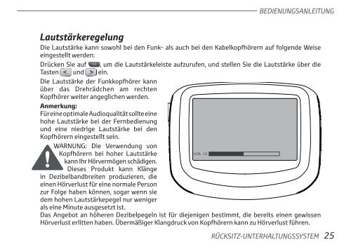 Toyota Rear Entertainment System - PZ462-00207-00 - Rear Entertainment System - German - mode d'emploi