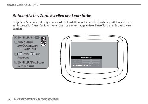 Toyota Rear Entertainment System - PZ462-00207-00 - Rear Entertainment System - German - mode d'emploi