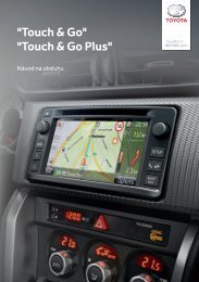Toyota Toyota Touch & Go - PZ490-00331-*0 - Toyota Touch & Go - Toyota Touch & Go Plus - Slovak - mode d'emploi