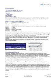 Inflationsschutz & RZB  Garant - FinanceLife Lebensversicherung AG