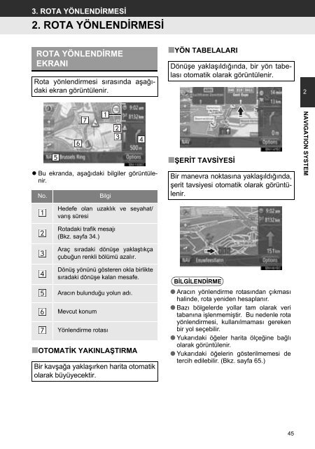 Toyota Toyota Touch &amp;amp; Go - PZ490-00331-*0 - Toyota Touch &amp; Go - Toyota Touch &amp; Go Plus - Turkish - mode d'emploi