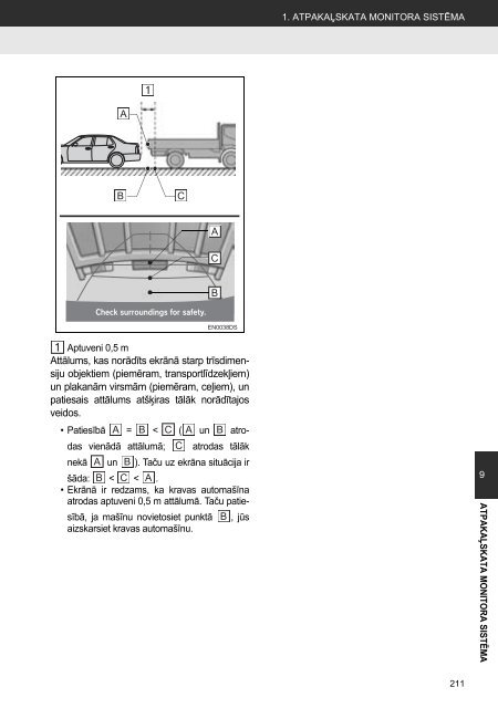 Toyota Toyota Touch &amp;amp; Go - PZ490-00331-*0 - Toyota Touch &amp; Go - Toyota Touch &amp; Go Plus - Latvian - mode d'emploi