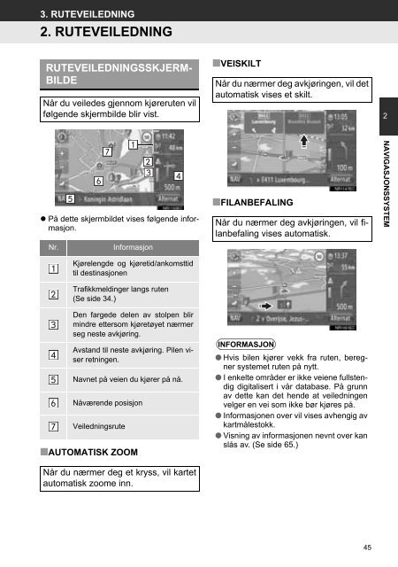 Toyota Toyota Touch &amp;amp; Go - PZ490-00331-*0 - Toyota Touch &amp; Go - Toyota Touch &amp; Go Plus - Norwegian - mode d'emploi