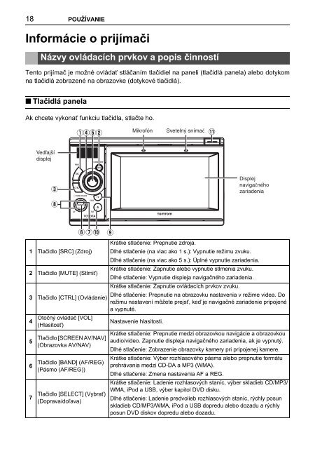 Toyota TNS410 - PZ420-E0333-SK - TNS410 - mode d'emploi