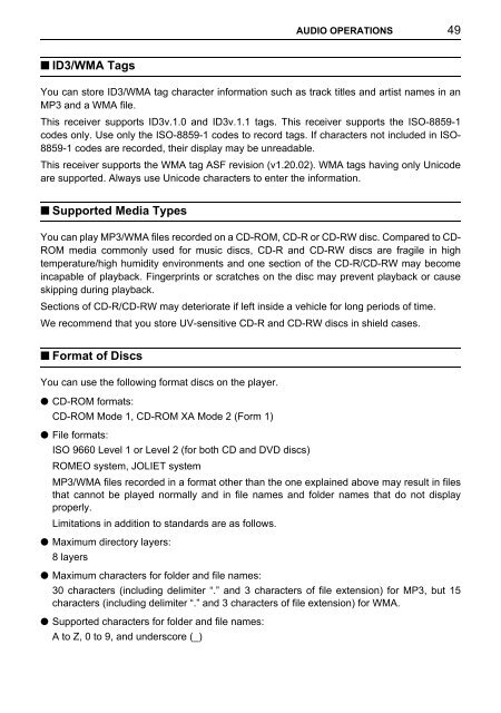 Toyota TNS410 - PZ420-E0333-EN - TNS410 - mode d'emploi