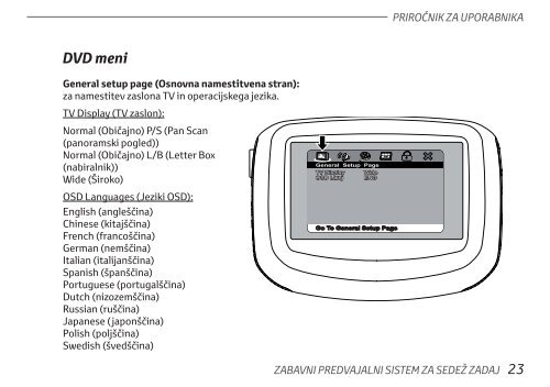 Toyota Rear Entertainment System - PZ462-00207-00 - Rear Entertainment System - Slovenian - mode d'emploi