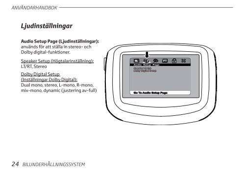 Toyota Rear Entertainment System - PZ462-00207-00 - Rear Entertainment System - Swedish - mode d'emploi