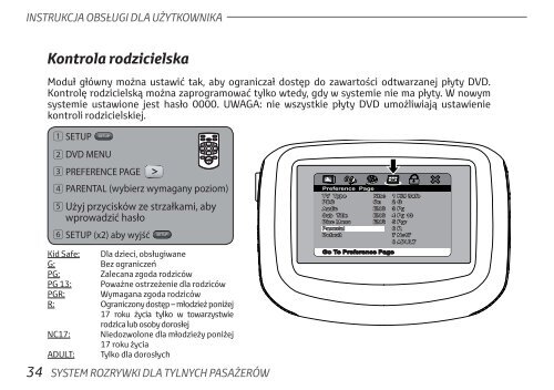 Toyota Rear Entertainment System - PZ462-00207-00 - Rear Entertainment System - Polish - mode d'emploi