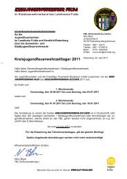 Kreisjugendfeuerwehrzeltlager 2011 - Kreisfeuerwehrverband Fulda ...