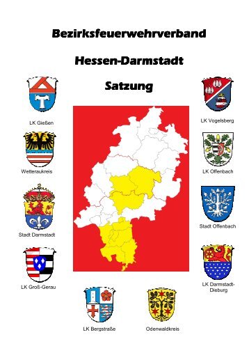 Satzung des Bezirksfeuerwehrverbandes Hessen ... - KFV-Wetterau