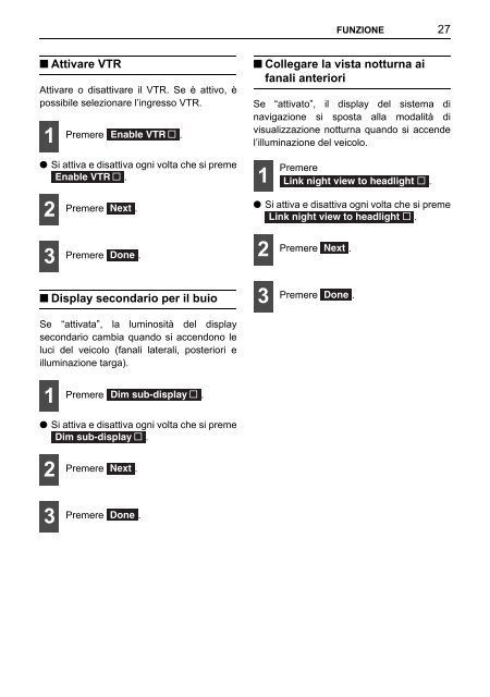 Toyota TNS410 - PZ420-E0333-IT - TNS410 - mode d'emploi