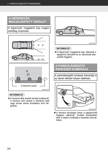 Toyota Toyota Touch &amp;amp; Go - PZ490-00331-*0 - Toyota Touch &amp; Go - Touch &amp; Go Plus - Hungarian - mode d'emploi