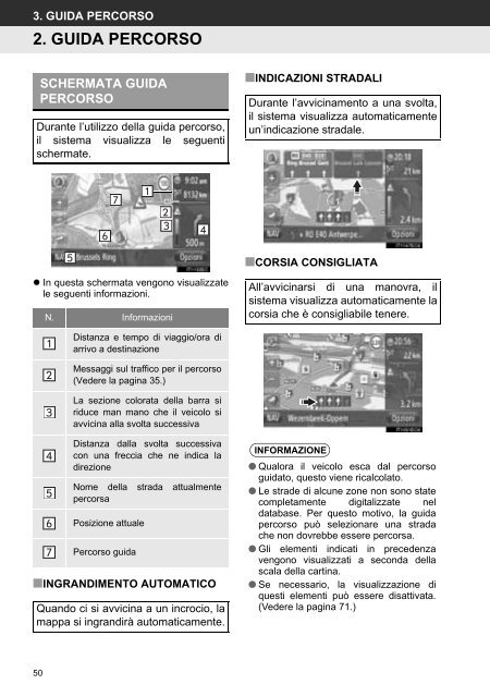 Toyota Toyota Touch &amp;amp; Go - PZ490-00331-*0 - Toyota Touch &amp; Go - Toyota Touch &amp; Go Plus - Italian - mode d'emploi