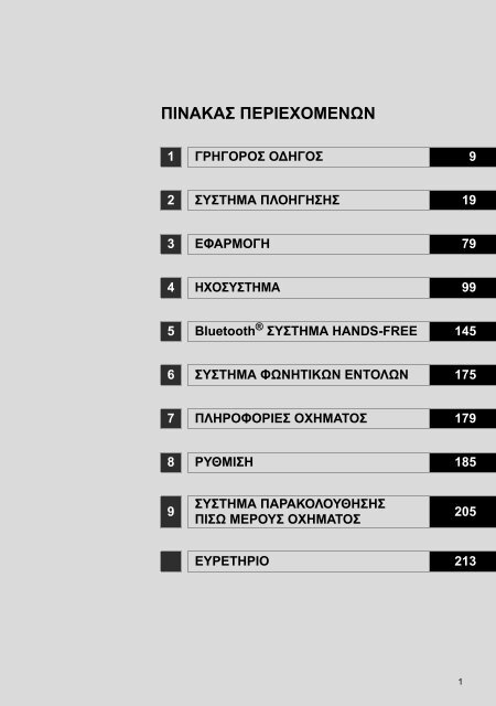 Toyota Toyota Touch &amp;amp; Go - PZ490-00331-*0 - Toyota Touch &amp; Go - Toyota Touch &amp; Go Plus - Greek - mode d'emploi