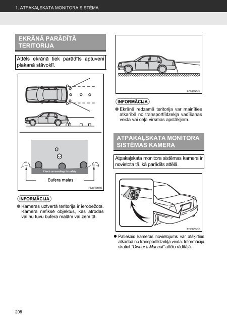 Toyota Toyota Touch &amp;amp; Go - PZ490-00331-*0 - Toyota Touch &amp; Go - Toyota Touch &amp; Go Plus - Latvian - mode d'emploi