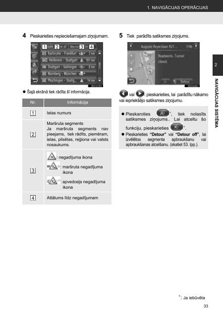 Toyota Toyota Touch &amp;amp; Go - PZ490-00331-*0 - Toyota Touch &amp; Go - Toyota Touch &amp; Go Plus - Latvian - mode d'emploi