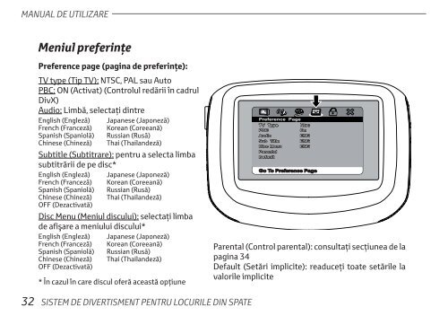 Toyota Rear Entertainment System - PZ462-00207-00 - Rear Entertainment System - Romanian - mode d'emploi