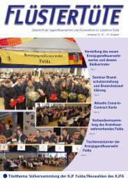 Titelthema:Vollversammlung der KJF Fulda/Neuwahlen des KJFA