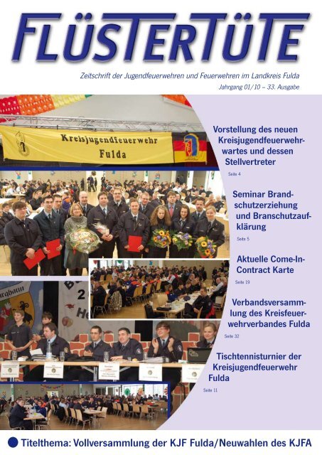 Titelthema:Vollversammlung der KJF Fulda/Neuwahlen des KJFA